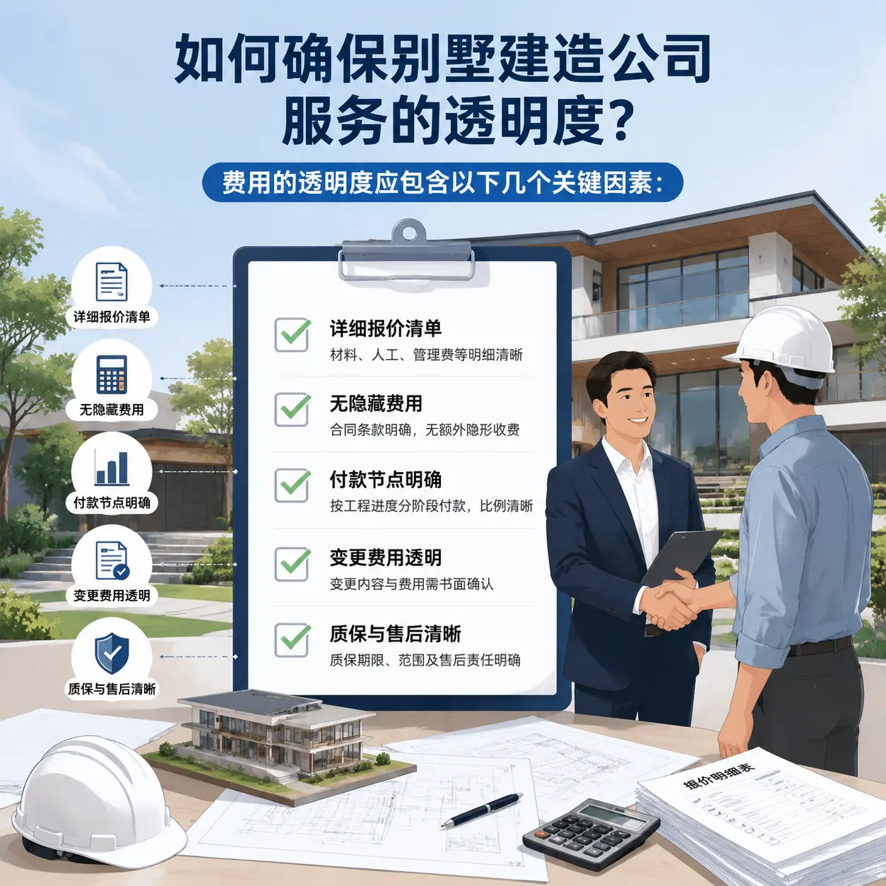 在 沿河 如何确保别墅建造公司服务的透明度?