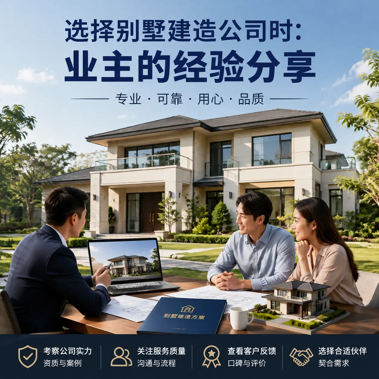 选择别墅建造公司时: 沿河 业主的经验分享