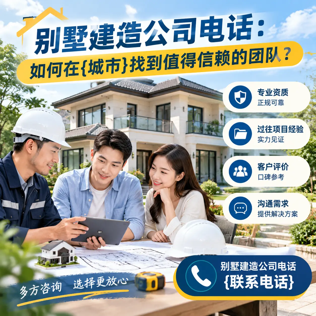 别墅建造公司电话：如何在沿河找到值得信赖的团队？