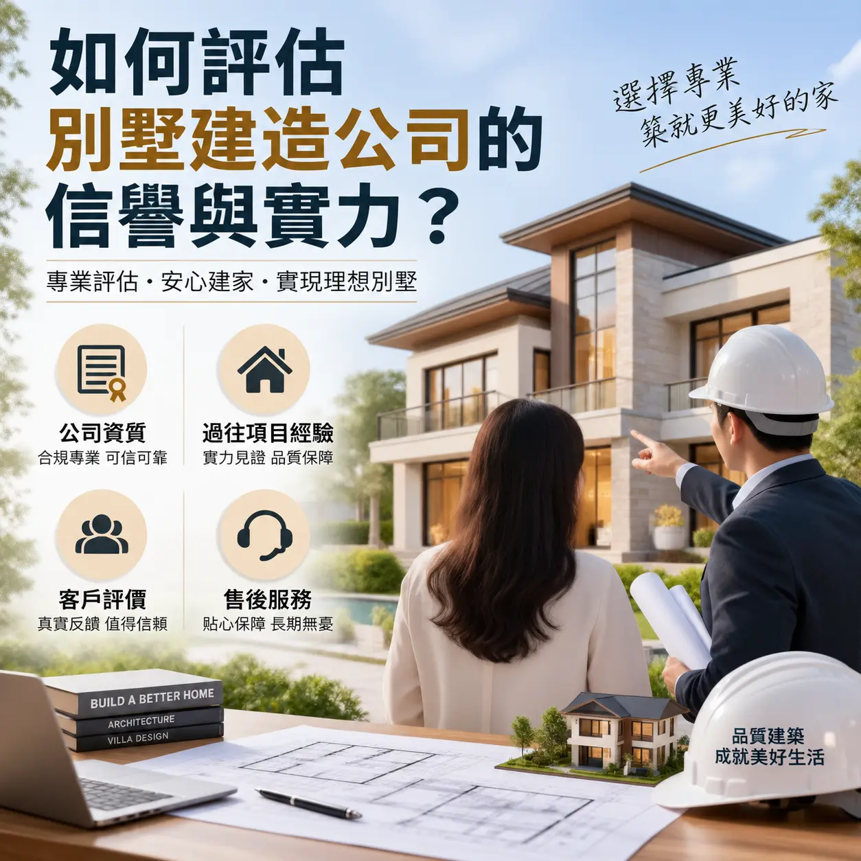 如何评估 沿河 别墅建造公司的信誉与实力？