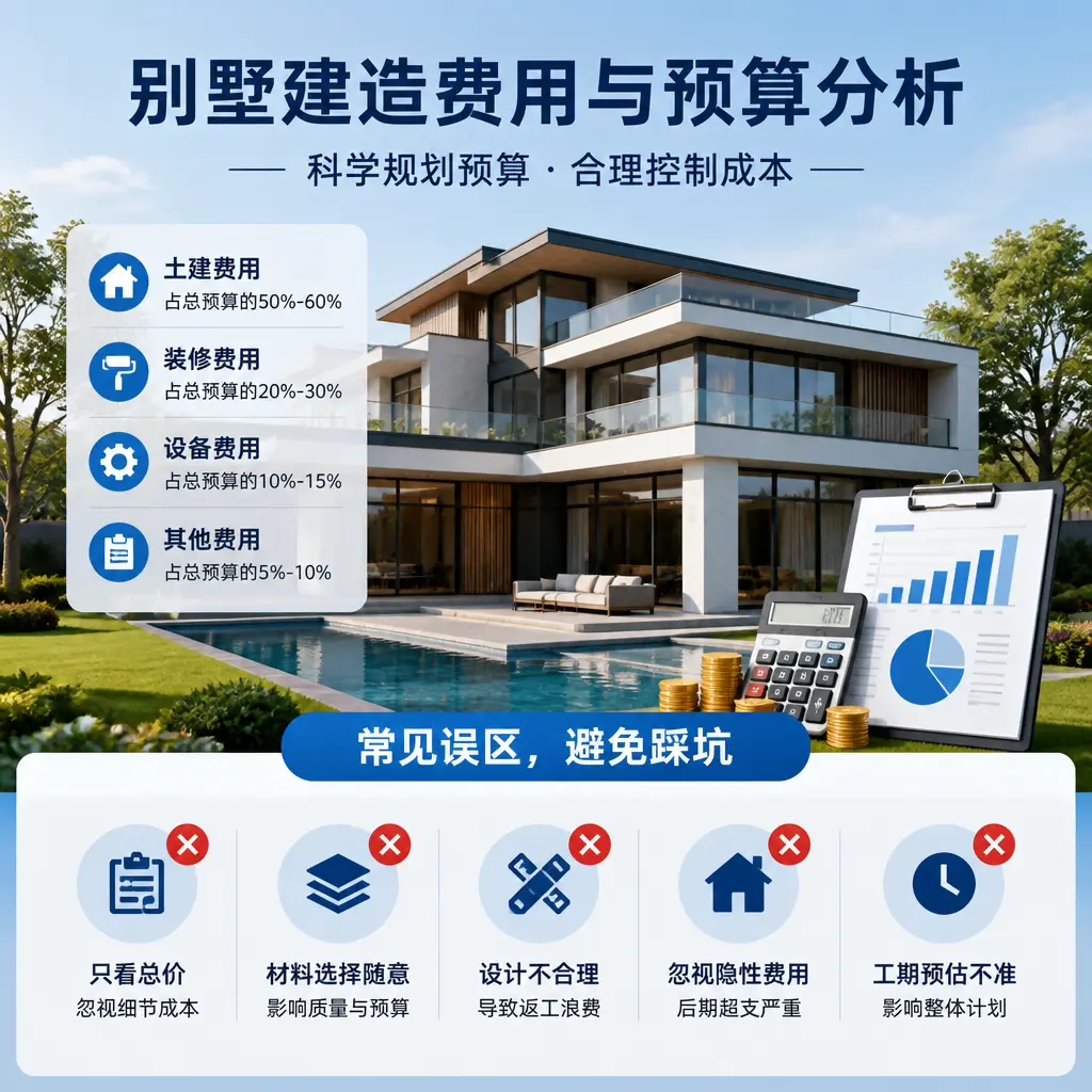 别墅建造公司推荐： 沿河 建造别墅的费用与预算分析
