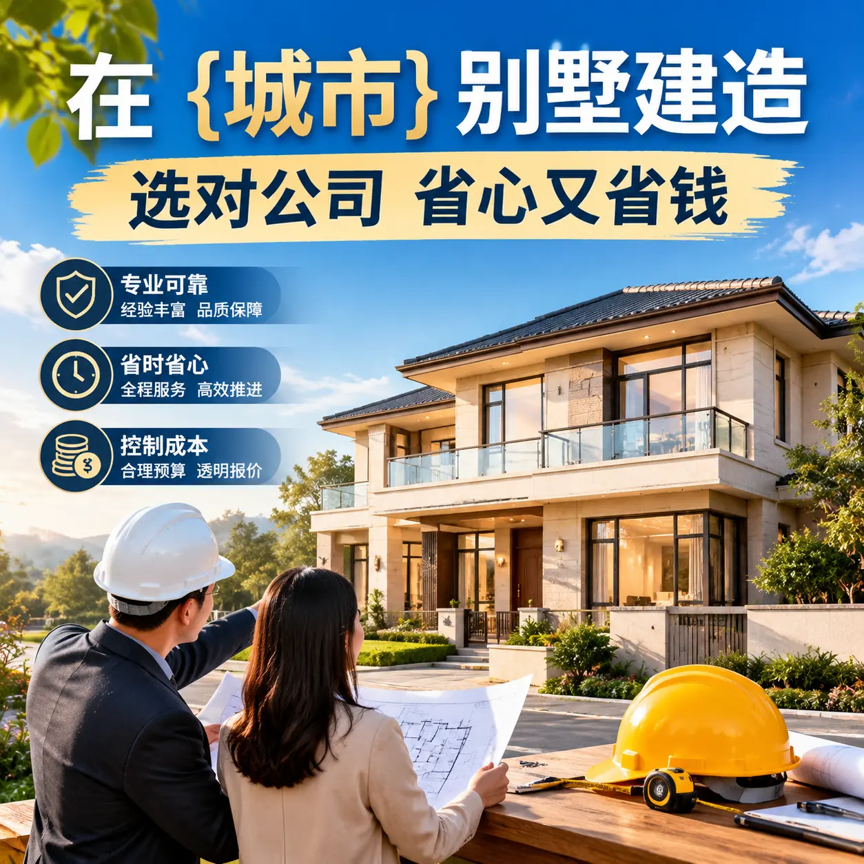 在 沿河 别墅建造,选对公司省心又省钱