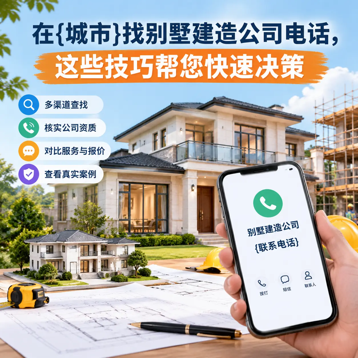 在沿河找别墅建造公司电话，这些技巧帮您快速决策