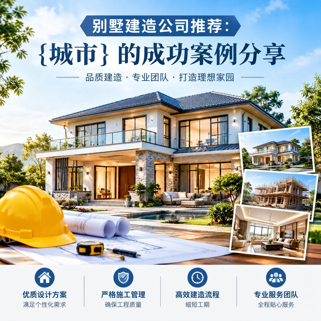 别墅建造公司推荐: 沿河 的成功案例分享