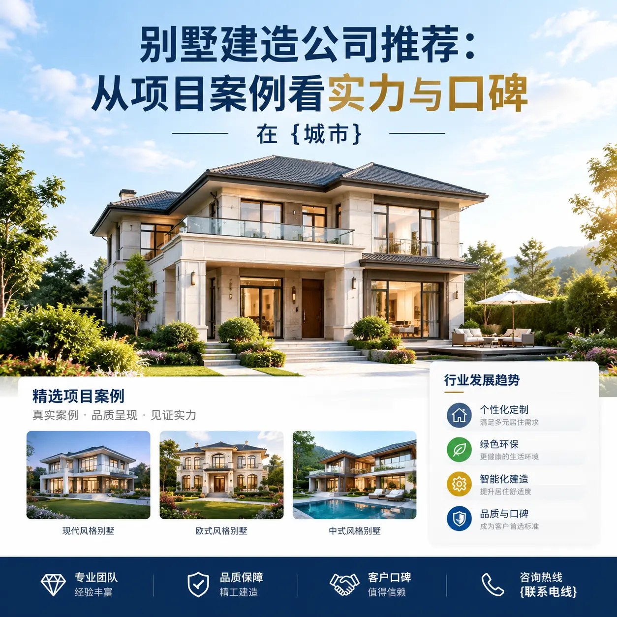 别墅建造公司推荐:从项目案例看实力与口碑在 沿河